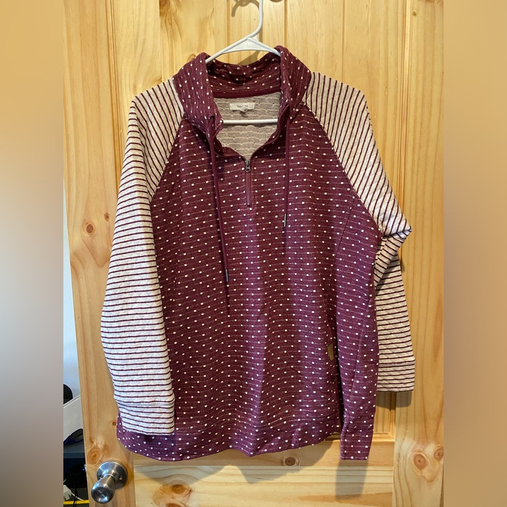 Maurices 1/4 zip top XL